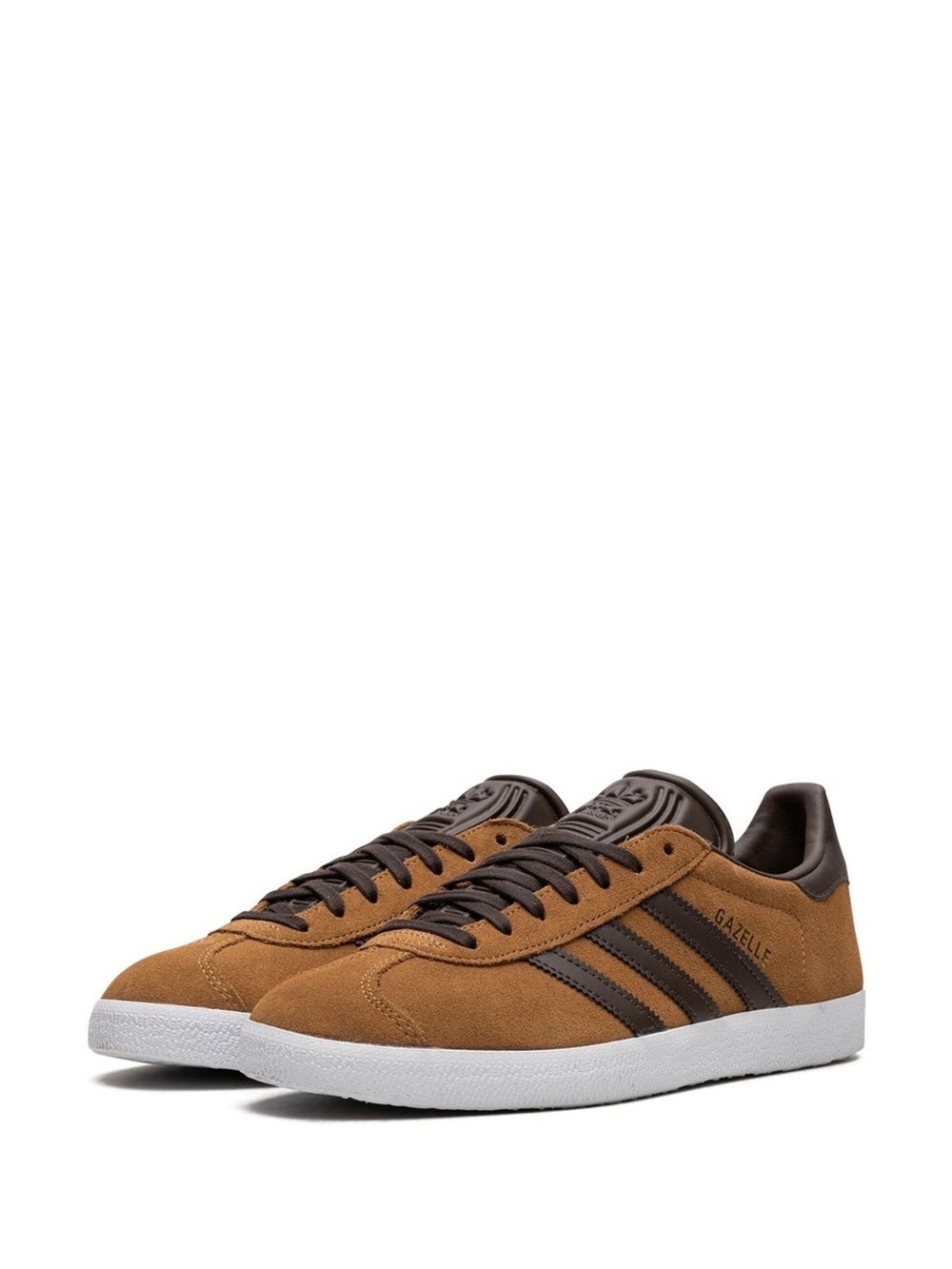 Adidas Gazelle Shoes Men’s Size 5 Originals Sneakers Mesa/ Brown/ White H06395